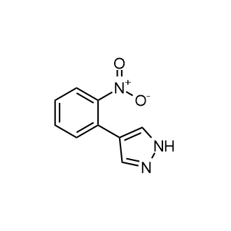 4-(2-硝基苯基)-1H-吡唑结构式