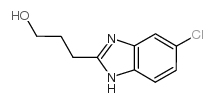 3-(5-氯-1H-苯并)[D]咪唑-2-基-1-丙醇结构式