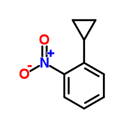 1-环丙基-2-硝基苯结构式