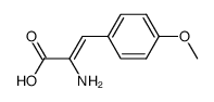 2-amino-3-(4-methoxyphenyl)acrylic acid Structure