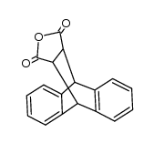 cis-9,10-dihydro-9,10-ethanoanthracene-11,12-dicarboxylic acid anhydride结构式