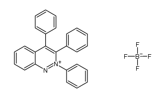 2,3,4-triphenylcinnolin-2-ium tetrafluoroborate Structure