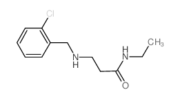 3-[(2-Chlorobenzyl)amino]-N-ethylpropanamide Structure