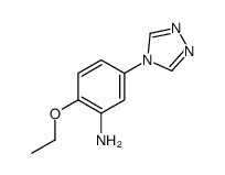 2-ethoxy-5-(4H-1,2,4-triazol-4-yl)aniline(SALTDATA: FREE) structure