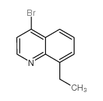 4-溴-8-乙基喹啉结构式