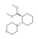 dimethyl trans-(2-morpholinocyclohexyl)boronate结构式