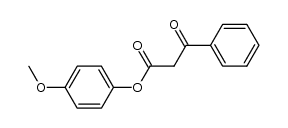 4-methoxyphenyl benzoylacetate结构式