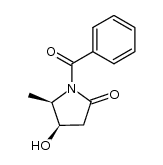 benzoyl-1 methyl-5 hydroxy-4 pyrrolidinone-2 cis结构式