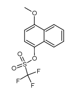 4-methoxynaphthalen-1-yl trifluoromethanesulfonate Structure