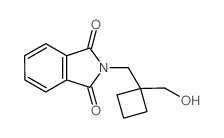 2-{[1-(Hydroxymethyl)cyclobutyl]methyl}-1H-isoindole-1,3(2H)-dione structure