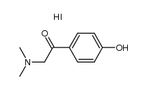 2-dimethylamino-1-(4-hydroxy-phenyl)-ethanone, hydriodide结构式
