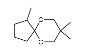 1,8,8-trimethyl-6,10-dioxa-spiro[4.5]decane Structure