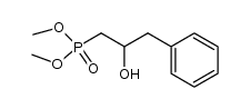 dimethyl 2-hydroxy-3-phenylpropanephosphonate Structure