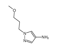 1-(3-methoxypropyl)-1H-pyrazol-4-amine结构式