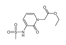 ethyl 2-[3-(methanesulfonamido)-2-oxopyridin-1-yl]acetate Structure