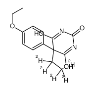 5-(4-Ethoxyphenyl)-5-(ethyl-d5)barbituric Acid Structure