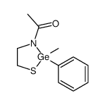 1-(2-methyl-2-phenyl-1,3,2-thiazagermolidin-3-yl)ethanone结构式