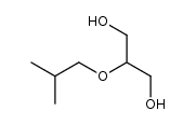 2-iso-butoxy-1,3-propanediol结构式