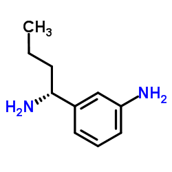 3-[(1R)-1-Aminobutyl]aniline结构式