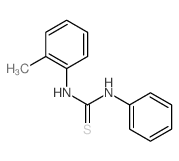 Thiourea,N-(2-methylphenyl)-N'-phenyl-结构式