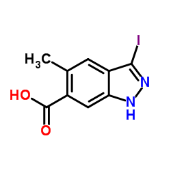 3-Iodo-5-methyl-1H-indazole-6-carboxylic acid图片