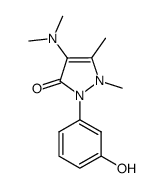 4-(N,N-dimethyl)-3'-hydroxyaminoantipyrine Structure