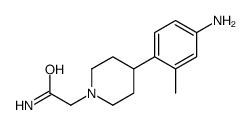 2-[4-(4-amino-2-methylphenyl)piperidin-1-yl]acetamide Structure