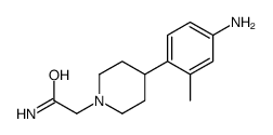 2-[4-(4-amino-2-methylphenyl)piperidin-1-yl]acetamide结构式