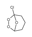 1-Chlor-6,7,8-trioxabicyclo[3.2.1]octan Structure