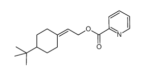 2-(4-tert-butylcyclohexylidene)ethyl picolinate结构式
