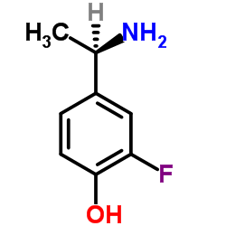 4-[(1R)-1-Aminoethyl]-2-fluorophenol Structure