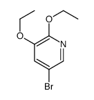 5-Bromo-2,3-diethoxypyridine structure