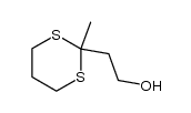 2-(2-Methyl-1,3-dithian-2-yl)ethanol Structure