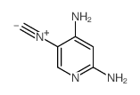 5-Isocyano-pyridine-2,4-diamine结构式