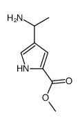 methyl 4-(1-aminoethyl)-1H-pyrrole-2-carboxylate Structure