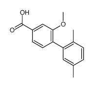 4-(2,5-dimethylphenyl)-3-methoxybenzoic acid结构式
