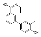 N-ethyl-3-(4-hydroxy-3-methylphenyl)benzamide结构式