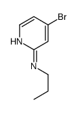 4-Bromo-N-propylpyridin-2-amine Structure