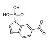 (6-nitrobenzimidazol-1-yl)phosphonic acid Structure