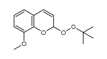 2-(tert-butylperoxy)-8-methoxy-2H-chromene Structure