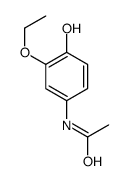 N-(3-ethoxy-4-hydroxyphenyl)acetamide Structure