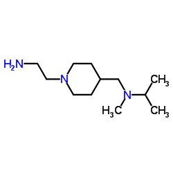 N-{[1-(2-Aminoethyl)-4-piperidinyl]methyl}-N-methyl-2-propanamine Structure