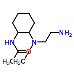 N-{2-[(2-Aminoethyl)(methyl)amino]cyclohexyl}acetamide Structure