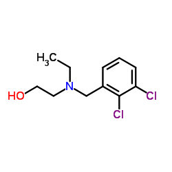 2-[(2,3-Dichlorobenzyl)(ethyl)amino]ethanol结构式