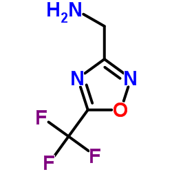 1-[5-(Trifluoromethyl)-1,2,4-oxadiazol-3-yl]methanamine Structure