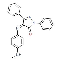 4-[[p-(Methylamino)phenyl]imino]-1,3-diphenyl-2-pyrazolin-5-one picture