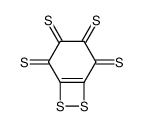 7,8-dithiabicyclo[4.2.0]oct-1(6)-ene-2,3,4,5-tetrathione Structure