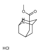 2-aza-tricyclo[3.3.1.13,7]decane-5-carboxylic acid methyl ester hydrochloride structure