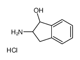 2-Amino-1-indanol hydrochloride (1:1)结构式