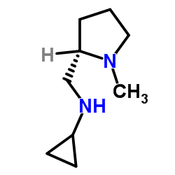 N-{[(2S)-1-Methyl-2-pyrrolidinyl]methyl}cyclopropanamine结构式